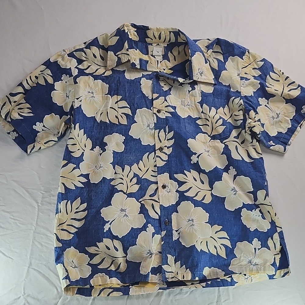 Paradise Bay Blue Floral Shirt